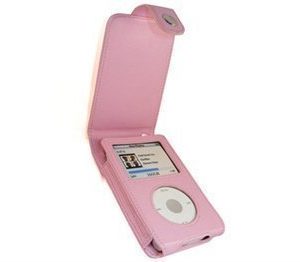 iPod Classic iGadgitz Nahkainen Läppäkotelo Pinkki