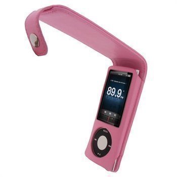 iPod Nano 5G iGadgitz Nahkakotelo Pinkki