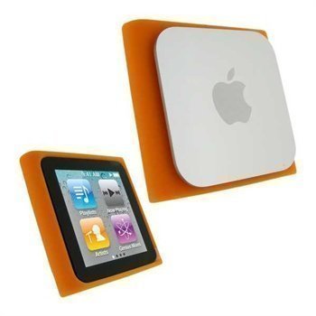 iPod Nano 6G 8GB / 16GB iGadgitz Silicone Case Orange