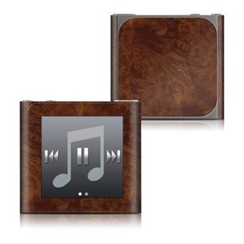 iPod Nano 6G Dark Burlwood Skin