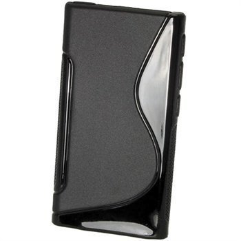 iPod Nano 7G iGadgitz Kaksivärinen TPU-Suojakotelo Musta