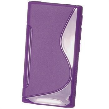 iPod Nano 7G iGadgitz Kaksivärinen TPU-Suojakotelo Violetti