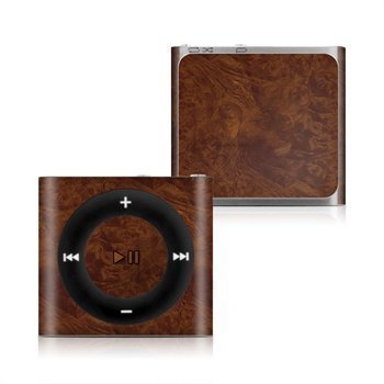 iPod Shuffle 4G Dark Burlwood Skin