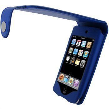 iPod Touch 2G Touch 3G iGadgitz Nahkainen Läppäkotelo Sininen