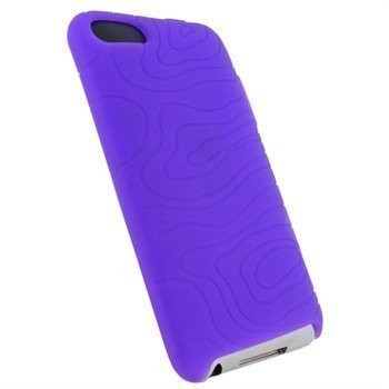 iPod Touch 2G Touch 3G iGadgitz Silicone Case Purple