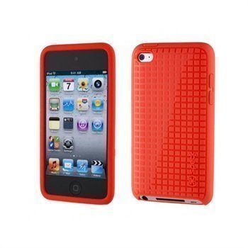 iPod Touch 4G Speck PixelSkin HD Suojakotelo Vaaleanpunainen