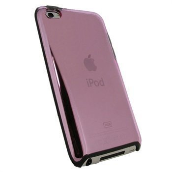 iPod Touch 4G iGadgitz Kovakantinen Suojakotelo Pinkki / Musta