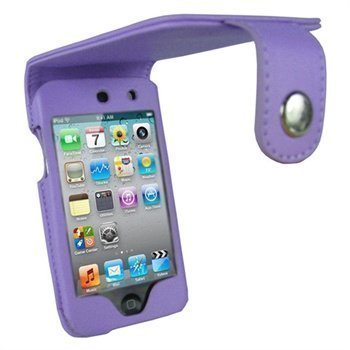 iPod Touch 4G iGadgitz Nahkakotelo Violetti