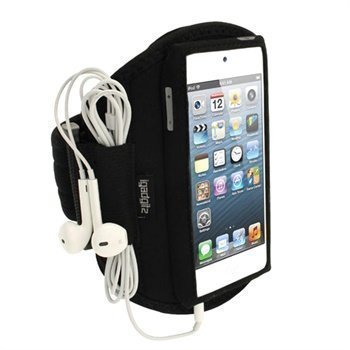 iPod Touch 5G iPod Touch 6G iGadgitz Neopreeni Käsivarsikotelo Musta