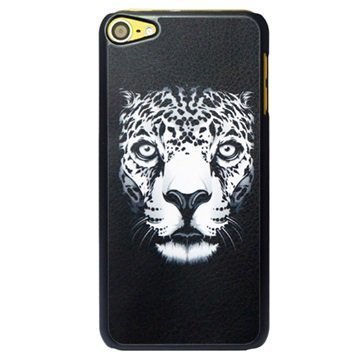 iPod Touch 6G Kova Suojakuori Leopard Musta