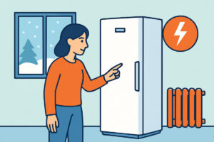 Pakastimen sijoitus kylmään tilaan ja energiankulutus